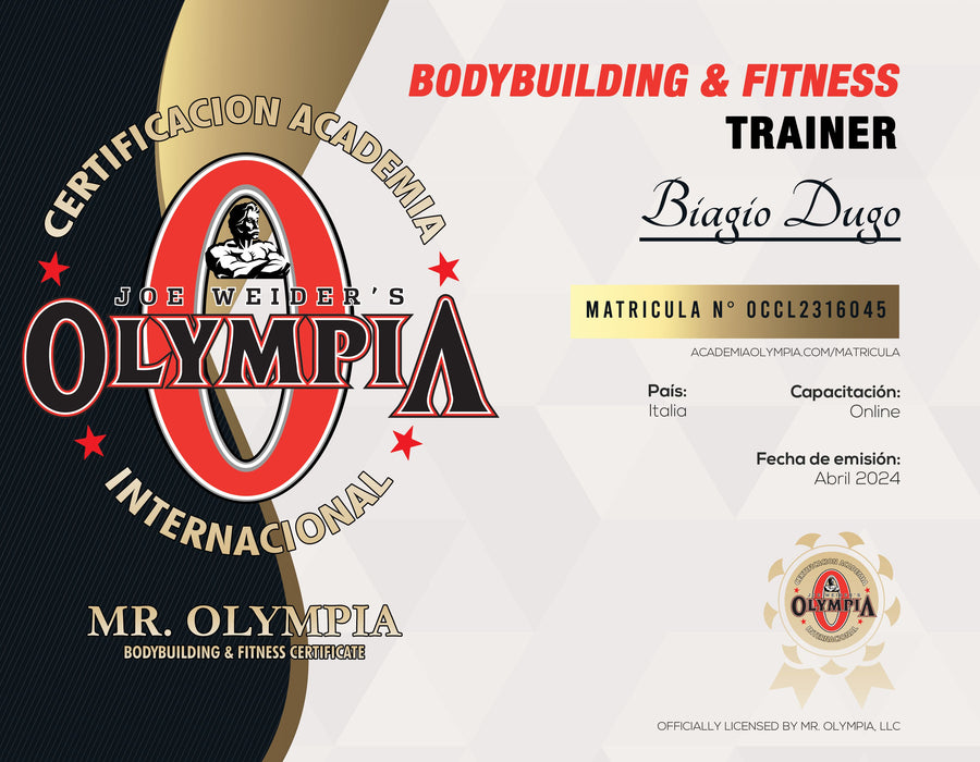 Bodybuilding & Fitness Trainer