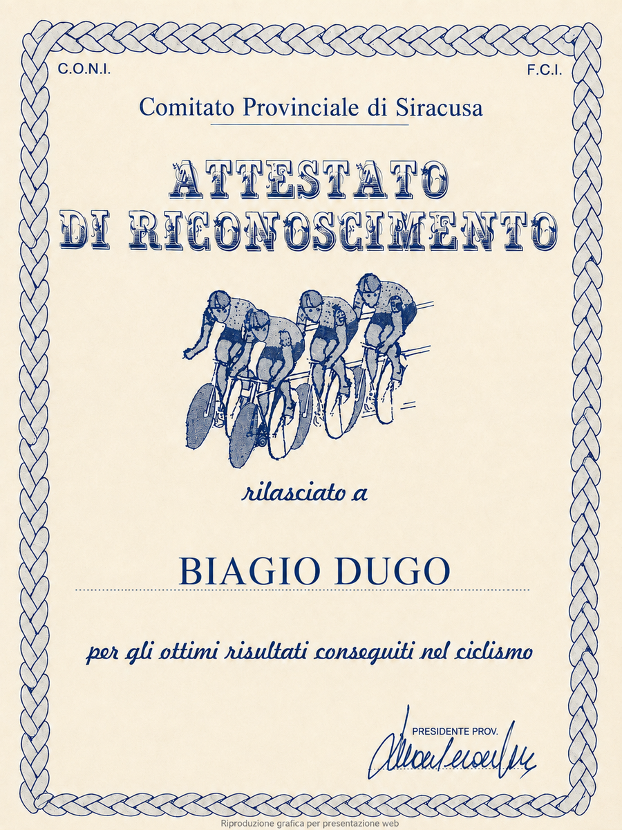 Riconoscimento per risultati nel ciclismo